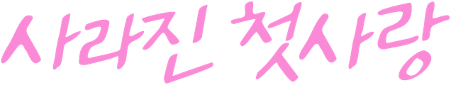 사라진 첫사랑
